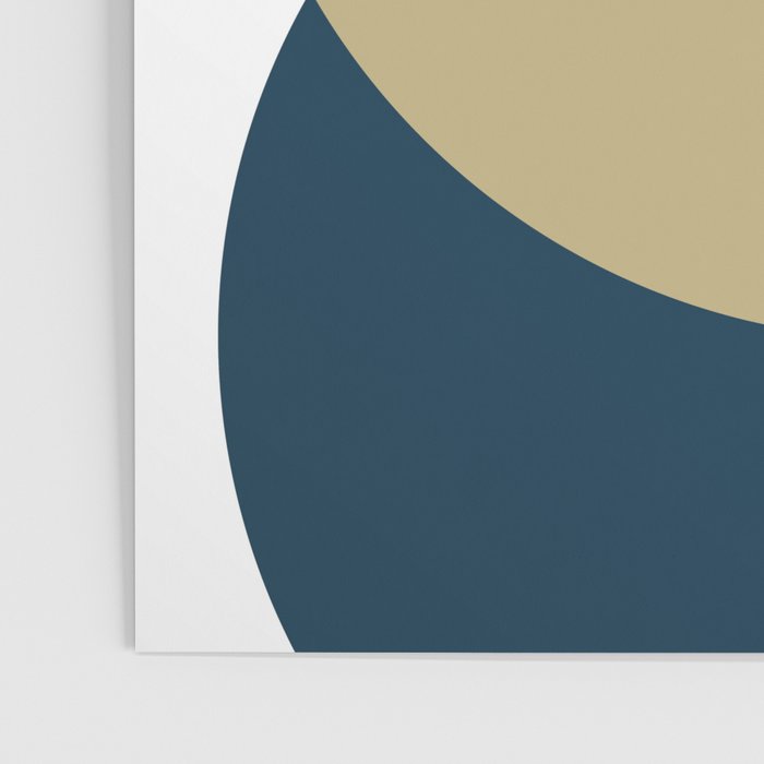 Rise of the Sun - Yellow, Blue, Geometric Art Poster Gallery Image 3