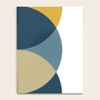 Rise of the Sun - Yellow, Blue, Geometric Art Notebook Gallery Image 4