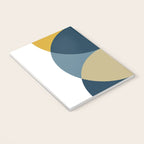 Rise of the Sun - Yellow, Blue, Geometric Art Notebook Gallery Image 3
