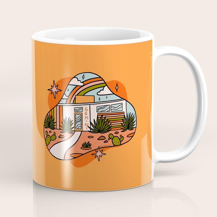 Gemini Mid Century House Coffee Mug Gallery Image 1