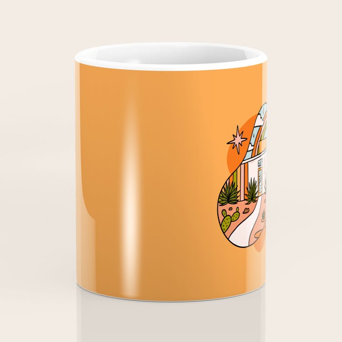 Gemini Mid Century House Coffee Mug Gallery Image 4