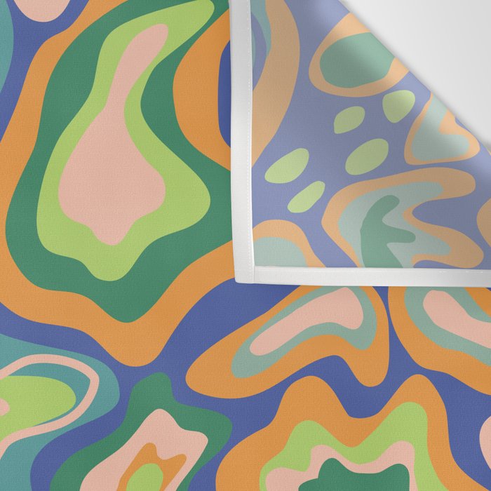Splish splash green Wall Tapestry Gallery Image 3