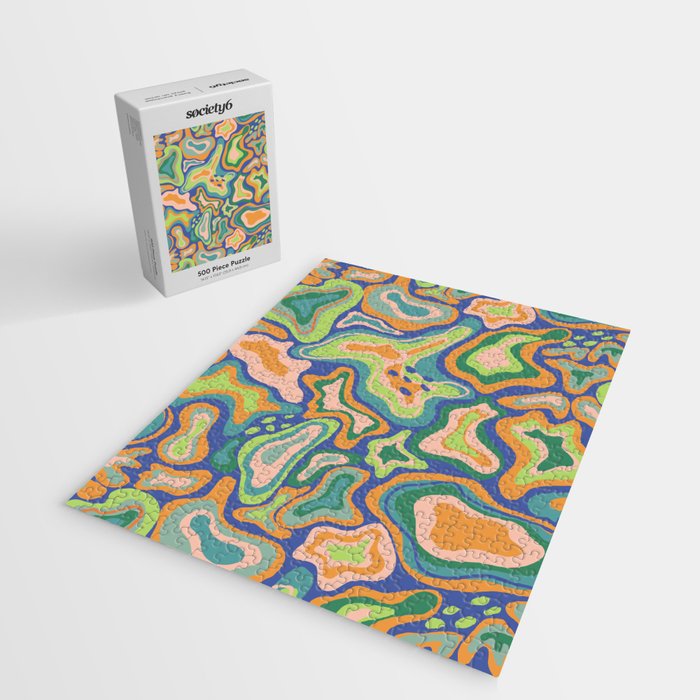 Splish splash green Jigsaw Puzzle Gallery Image 2