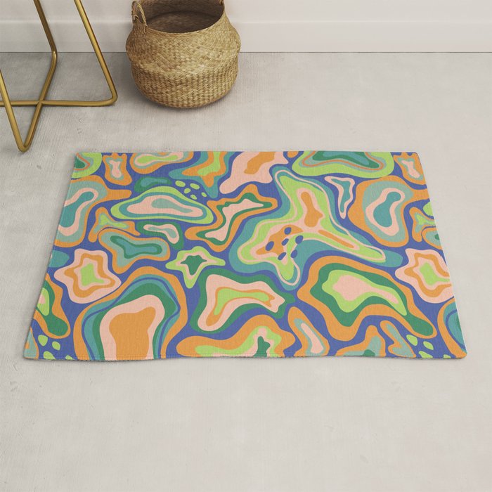 Splish splash green Rug Gallery Image 1