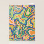 Splish splash green Stationery Card Gallery Image 2