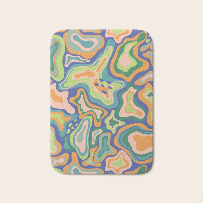 Splish splash green Bath Mat Gallery Image 1