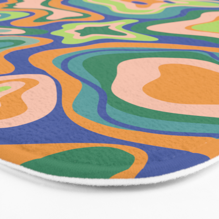 Splish splash green Bath Mat Gallery Image 3
