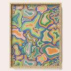 Splish splash green Serving Tray Gallery Image 1