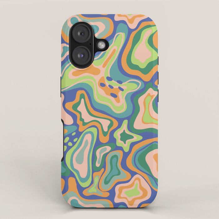 Splish splash green iPhone Case Gallery Image 1