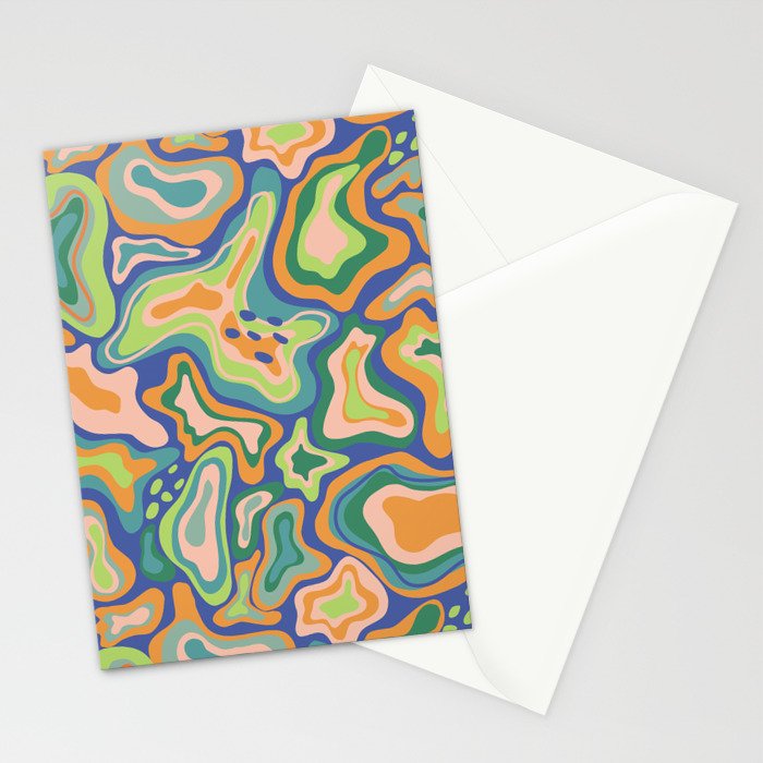 Splish splash green Stationery Card Gallery Image 2