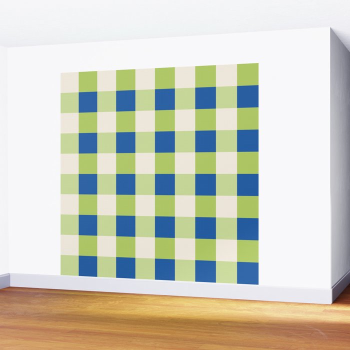 Gingham II Wall Mural Gallery Image 2