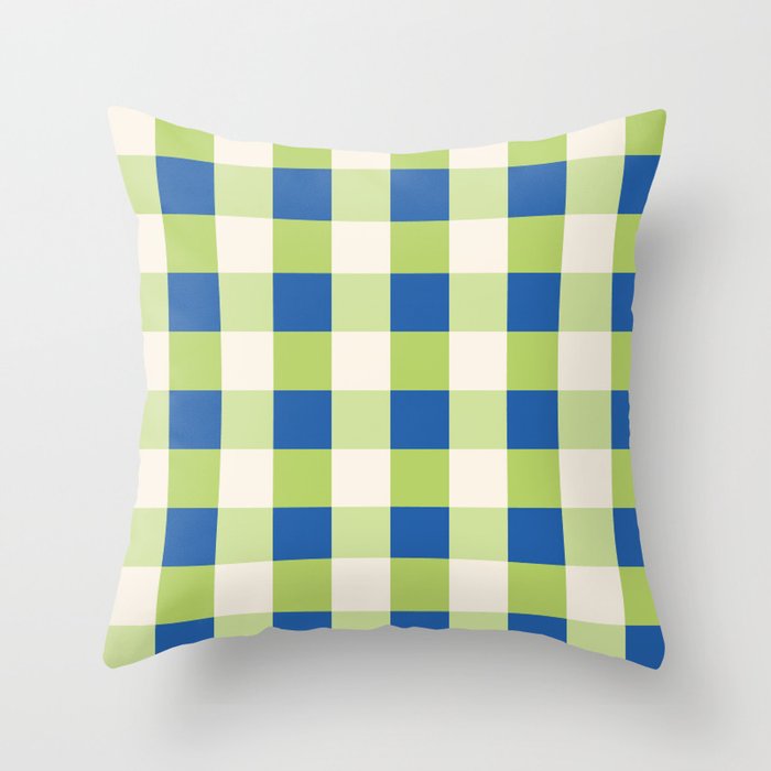 Gingham II Throw Pillow Gallery Image 6