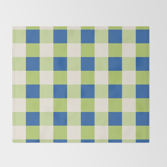 Gingham II Throw Blanket Gallery Image 2