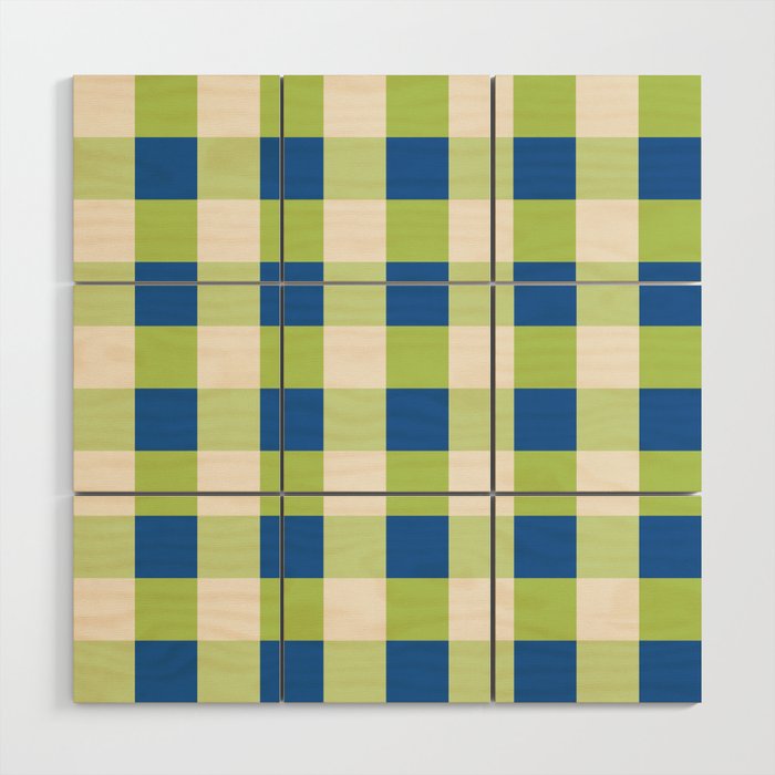 Gingham II Wood Wall Art Gallery Image 1