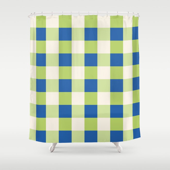Gingham II Shower Curtain Gallery Image 1