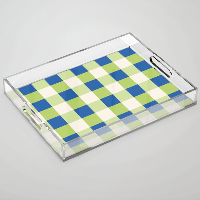 Gingham II Acrylic Tray Gallery Image 1