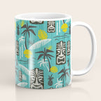 Island Tiki Aqua Coffee Mug Gallery Image 1