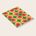 Retro Mod Circle Pattern 522 Notebook Gallery Image 2