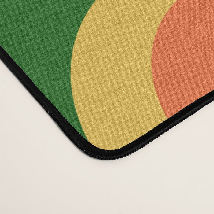 Retro Mod Circle Pattern 522 Desk Mat Gallery Image 4