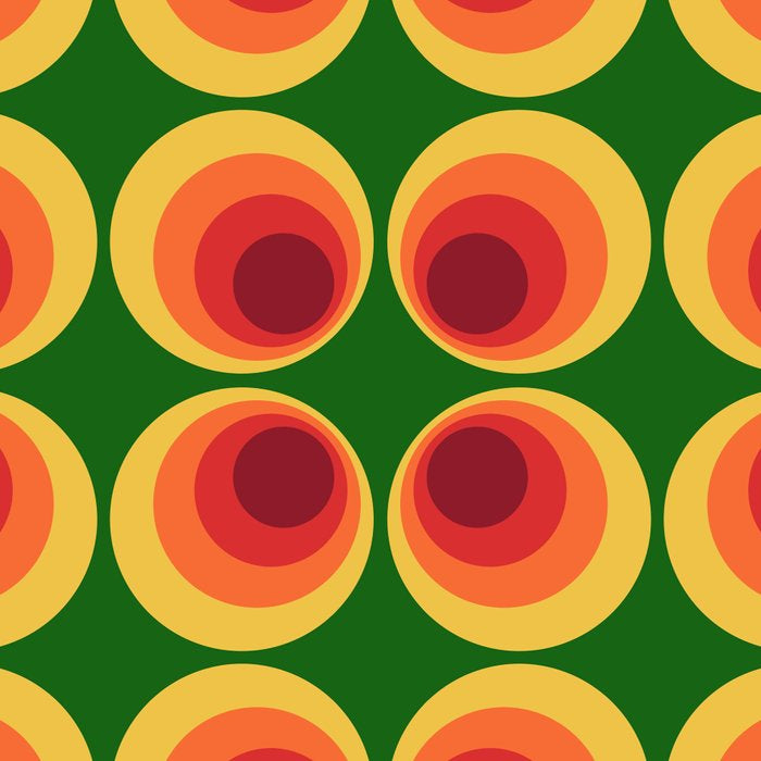 Retro Mod Circle Pattern 522 Coffee Mug Gallery Image 2