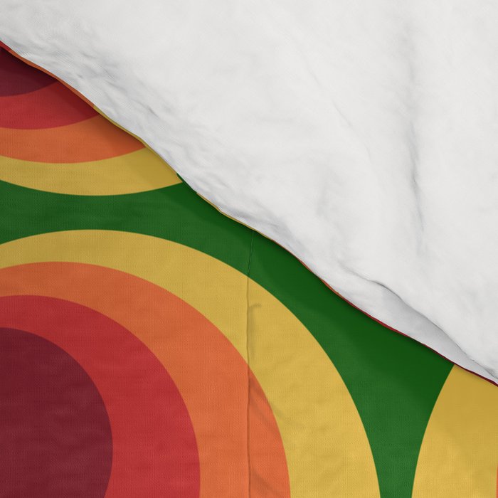 Retro Mod Circle Pattern 522 Comforter Gallery Image 4