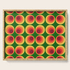 Retro Mod Circle Pattern 522 Serving Tray Gallery Image 1
