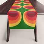 Retro Mod Circle Pattern 522 Table Runner Gallery Image 1