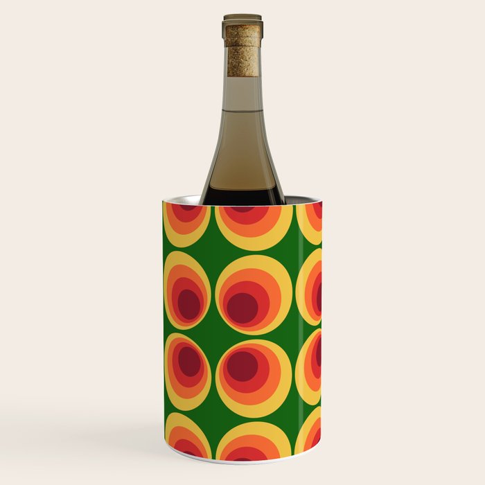 Retro Mod Circle Pattern 522 Wine Chiller Gallery Image 2