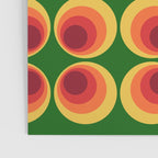 Retro Mod Circle Pattern 522 Poster Gallery Image 3