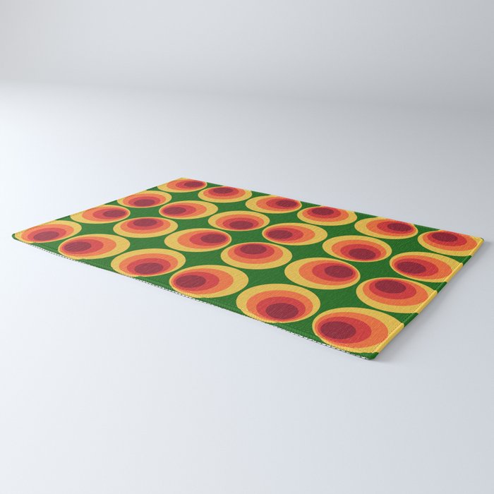 Retro Mod Circle Pattern 522 Rug Gallery Image 3