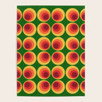 Retro Mod Circle Pattern 522 Poster Gallery Image 4