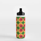 Retro Mod Circle Pattern 522 Water Bottle Gallery Image 2