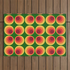 Retro Mod Circle Pattern 522 Outdoor Rug Gallery Image 1