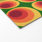 Retro Mod Circle Pattern 522 Welcome Mat Gallery Image 2