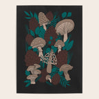 Moody Mushrooms and Pinecones Poster Gallery Image 4