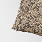 William Morris Pure Sunflower Brown Maple Lichen Vintage Pattern Pillow Sham Gallery Image 4