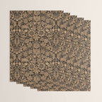 William Morris Pure Sunflower Brown Maple Lichen Vintage Pattern Wrapping Paper Gallery Image 3