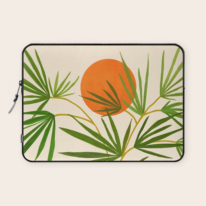 Harvest Moon Landscape Laptop Sleeve Gallery Image 1