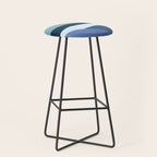 Layered 1-3 - Abstract Landscape Stool Gallery Image 1