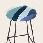 Layered 1-3 - Abstract Landscape Stool Gallery Image 2