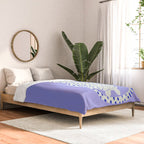 Periwinkle Cheetah Comforter Gallery Image 2
