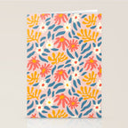 Vintage organic flower nature art pattern Stationery Card Gallery Image 2