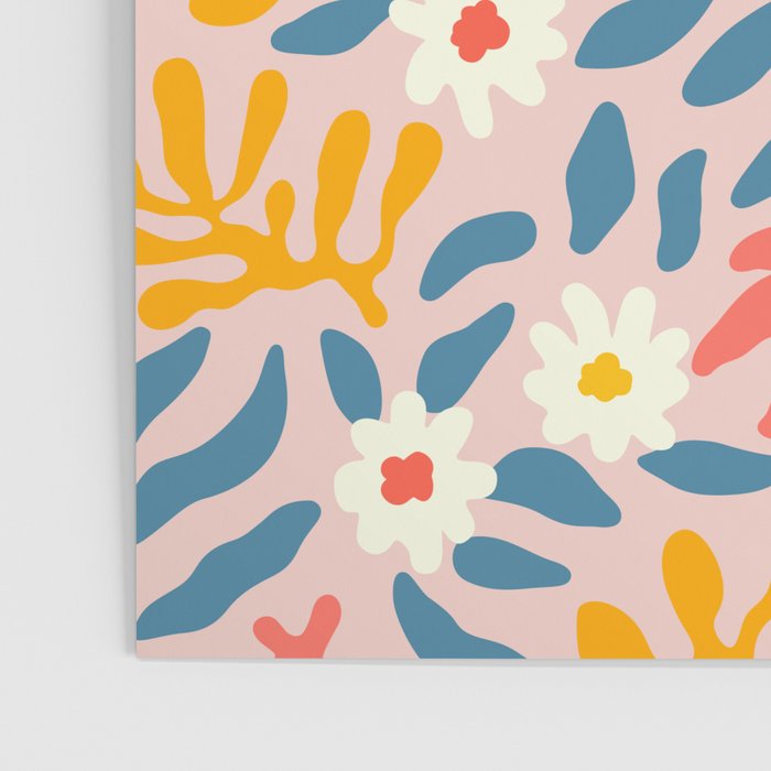 Vintage organic flower nature art pattern Poster Gallery Image 3