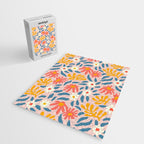 Vintage organic flower nature art pattern Jigsaw Puzzle Gallery Image 2