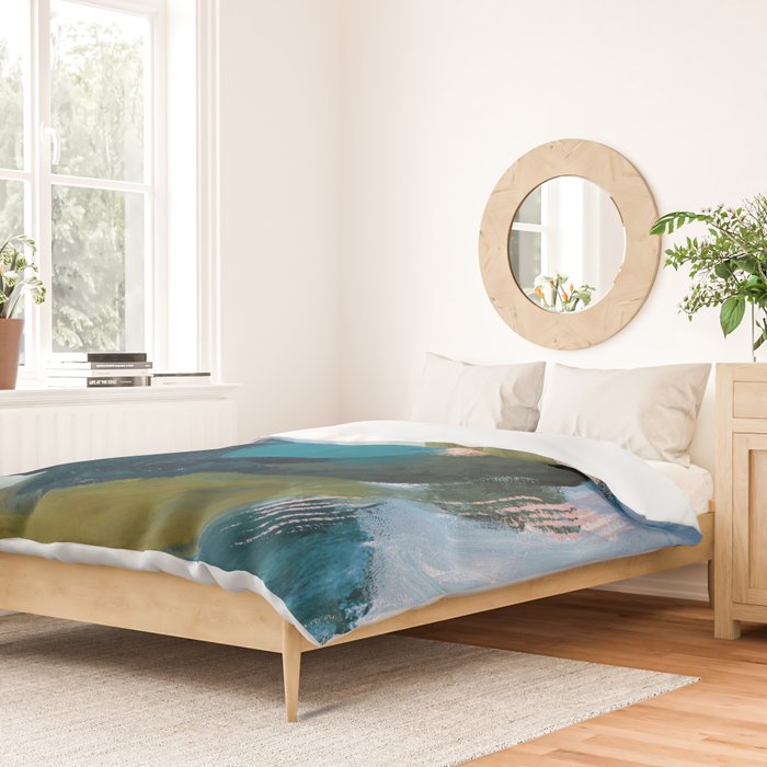 Joy In The Waiting | Abstract Duvet Cover Gallery Image 2