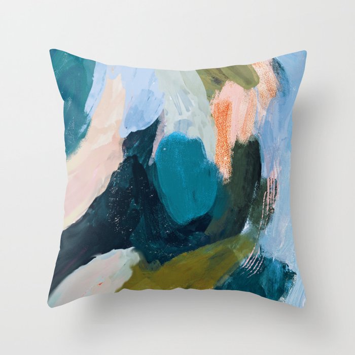 Joy In The Waiting | Abstract Throw Pillow Gallery Image 6