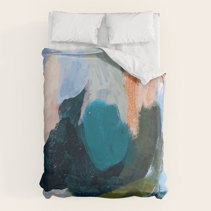 Joy In The Waiting | Abstract Duvet Cover Gallery Image 6