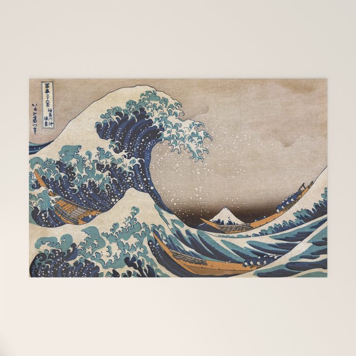 The Great Wave off Kanagawa Welcome Mat Gallery Image 1