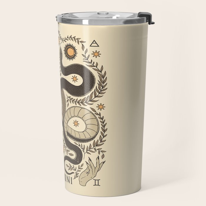 Gemini, The Twins Travel Mug Gallery Image 2