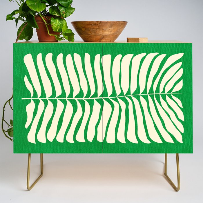 JAZZ FERNS 04 | Pine Green Matisse Edition Credenza Gallery Image 1